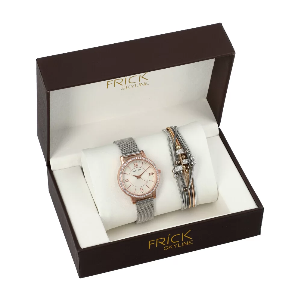 Caixa + Relógio mulher + Pulseira R2015 - ModaServerPro